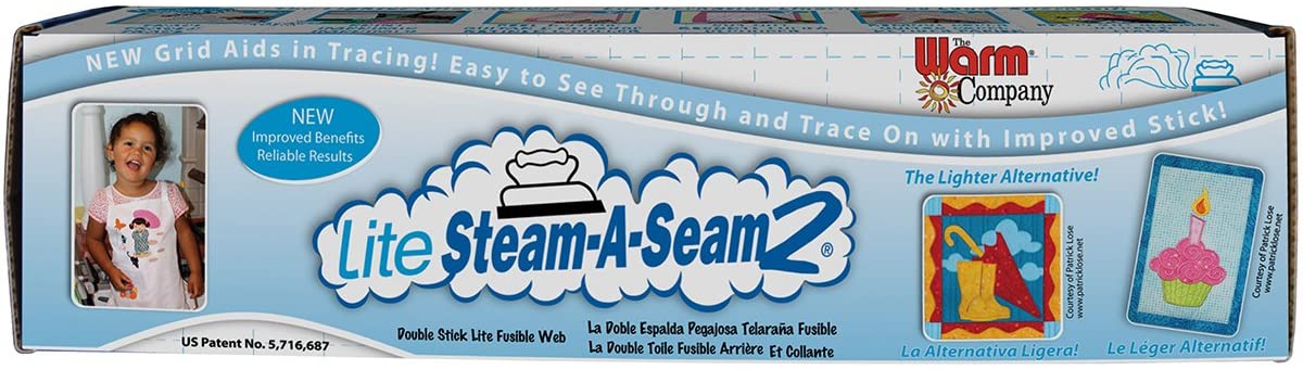 Lite Steam-A-Seam 2 Roll 18in  A Little Piece of Mind Quilt Shop